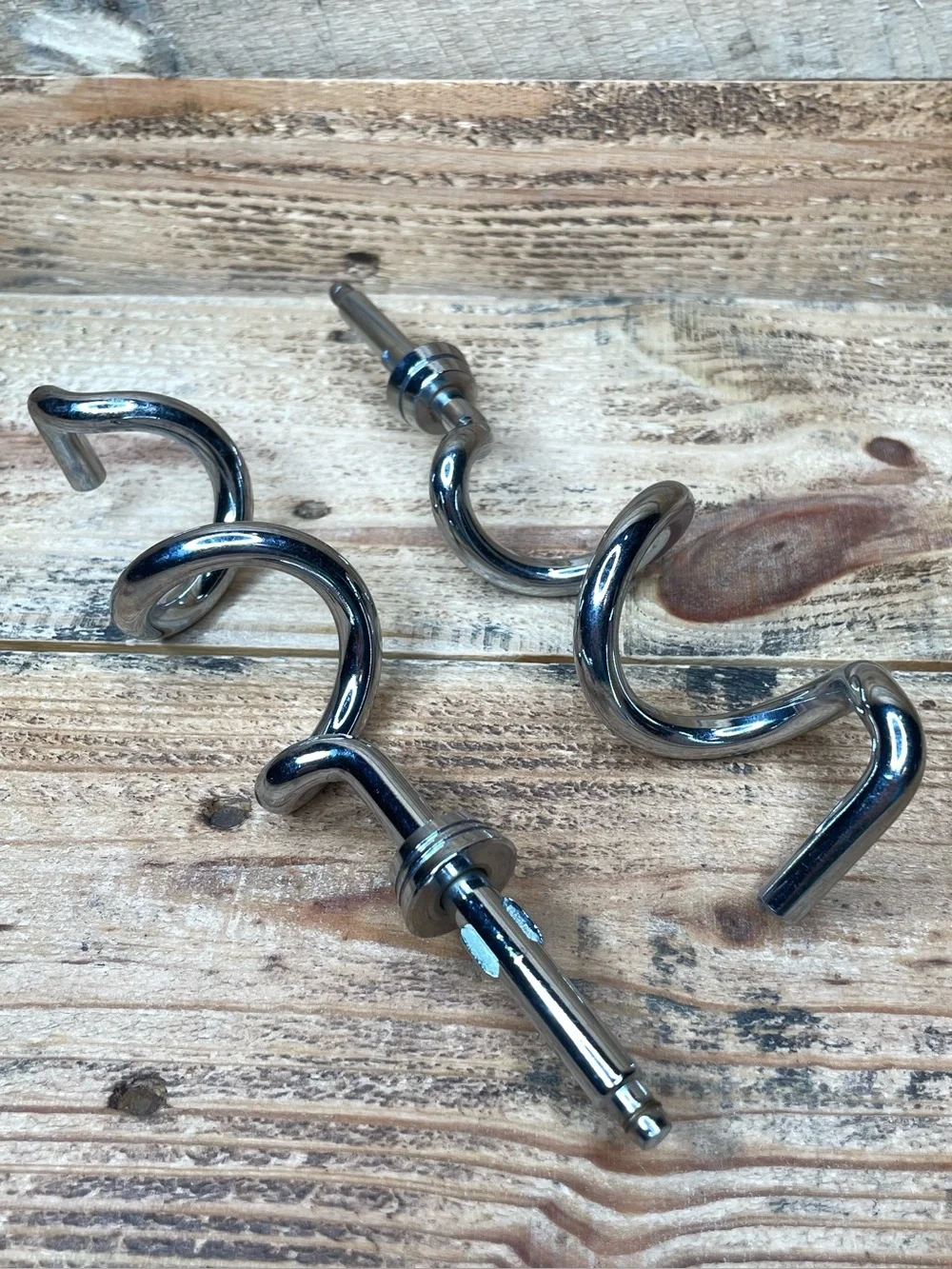 Vintage Genuine Oster Kitchen Center Replacement 2 Dough Hooks Beater Attachment